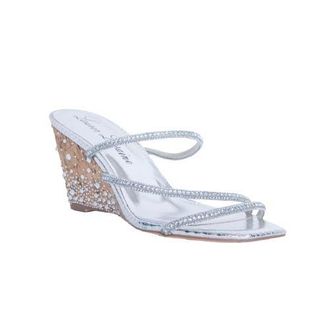 Lauren Lorraine Lanie Sandals in Silver at Nordstrom, Size 9.5