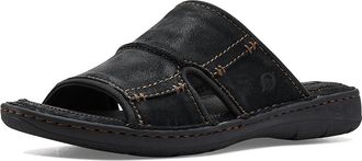 Born Maldon Mens Slide Shoes Black : 10 M (D), Leather