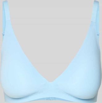 sloggi Bralette mit Push Up Effekt Modell Zero Feel in Hellblau, Gr&ouml;&szlig;e XL