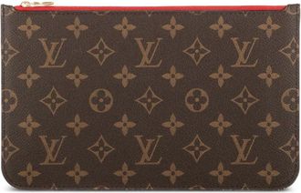 Louis Vuitton Pouch con zip e monogramma - Marrone