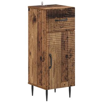 vidaXL Armario De Almacenamiento Para Ba&ntilde;o Haarlem Madera Envejecida Vidaxl