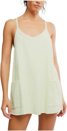 Free People Movement Hot Shot Mini Towel Terry Womens Dress Whipped Lime : LG (Womens 12-14), Cotton