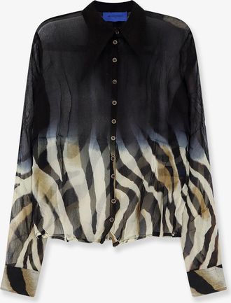 Mes Demoiselles... Camicia in viscosa con stampa zebra - MES DEMOISELLES - gender_Woman