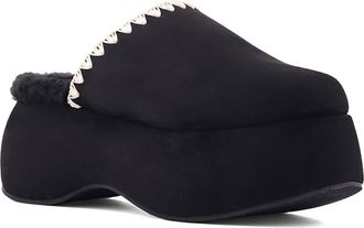 Shushop Larissa Whipstitch Platform Mule in Black at Nordstrom Rack, Size 10