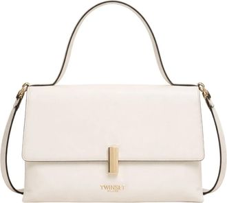 Twinset Top-handle Crossbodytas - Dames - Schoudertassen - Beige - ONE Size - Leer - Tassen