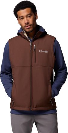 Columbia Mens PHG Ascender Ii Softshell Vest Work Utility Outerwear, Tobacco/Timberwoods Camo, XL