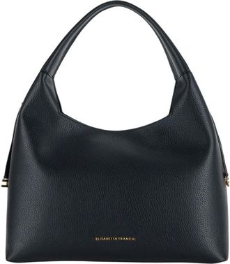 Elisabetta Franchi Shopper Bag - Dames - Schoudertassen - Zwart - ONE Size - Leer - Tassen