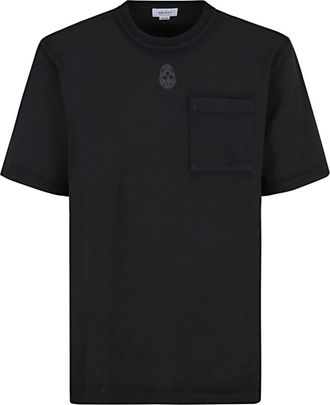 Alexander McQueen Zwarte T-shirt voor mannen Stijlvol - Heren - T-shirts - Zwart - M - Katoen - Tops
