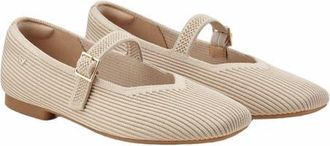 Vivaia Margot Mary-Jane Square-Toe Ballet Flats in Almond at Nordstrom, Size 7.5