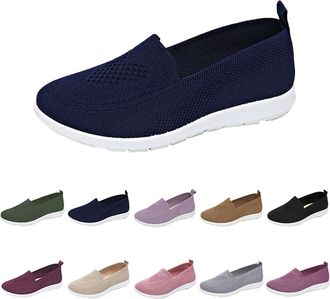 Generic Slip On Trainers, Womens Summer Shoes, Comfortable, Breathable Orthopaedic Sandals, Soft, Lightweight, Walking Shoes, Non-Slip Sports Shoes, Breeze Ca