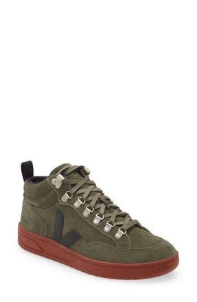 Veja Gender Inclusive Roraima High Top Sneaker in Olive/Black at Nordstrom Rack, Size 35