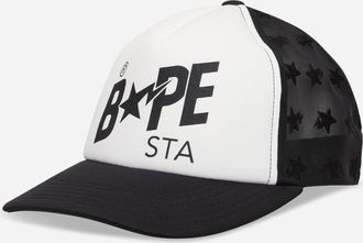 A Bathing Ape BAPE STA Mesh Cap Black