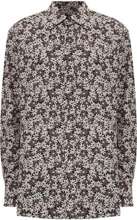 Tom Ford Bicolor Cotton Pattern Mens Shirt