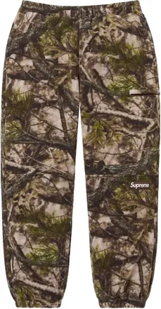 SUPREME Pantaloni con stampa camouflage - Marrone