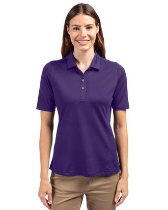 Cutter & Buck Virtue Eco Pique Recycled Womens Polo Shirt