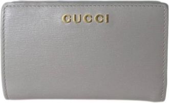 Gucci Pre-owned Wallet (bi-fold) - Dames - Vintage Accessoires - Grijs - ONE Size - Vintage