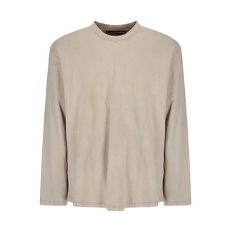 Stockholm Surfboard Club Greg Back Logo Longsleeve - male - STOCKHOLM SURFBOARD CLUB - Long Sleeve T-Shirts - Beige - XS - Tops