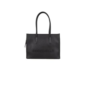 Coccinelle Myrtha 26 Handtas - Dames - Shoppers - Zwart - ONE Size - Katoen - Tassen