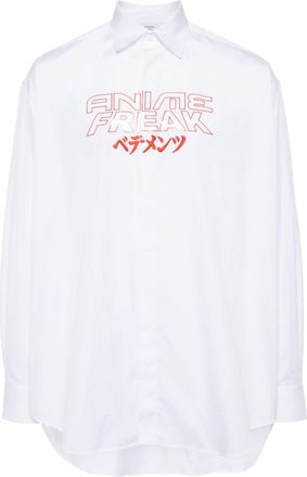 VETEMENTS Anime Freak cotton shirt - unisex - Cotton - M - White