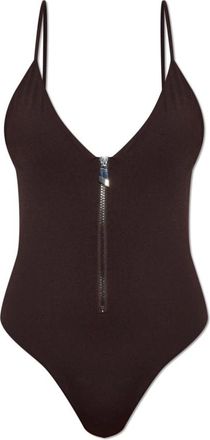 The Attico Il Primo Bagno badpak uit &eacute;&eacute;n stuk - Dames - Badpakken - Bruin - XS - Badmode