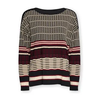 Elena Miro Truien & Vesten, Dames, Rood, M, Sweatshirts