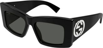 Gucci Cat Eye Zonnebril - unisex - Accessoires - Zwart - Maat: 53 MM