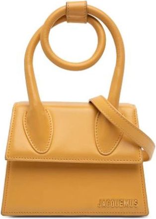 Jacquemus Pre-owned Le Chiquito Noeud - Dames - Vintage Handtas - Geel - ONE Size - Leer - Vintage