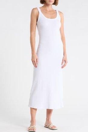Vitamin A West Rib Tank Dress in White at Nordstrom Rack, Size X-Small
