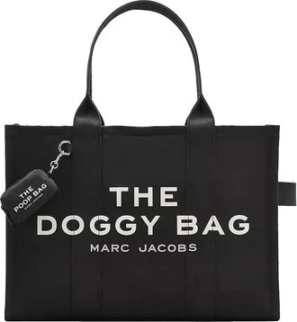 Marc Jacobs The Doggy Tote Bag - Dames - Shoppers - Zwart - ONE Size - Katoen - Tassen