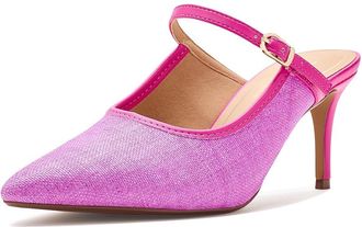 Journee Collection Tiffee Womens Shoes Pink/Raffia : 9.5 M, Synthetic