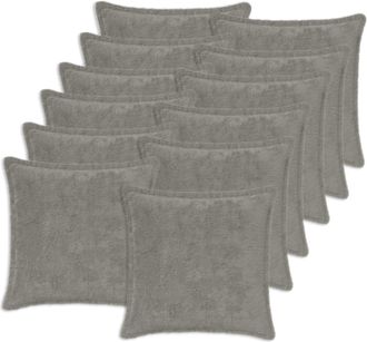 vidaXL Funda De Almohada 12 Uds. Houten Gris Claro 45 X 45 Cm Vidaxl