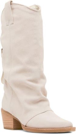 Steve Madden Aldora Boot in Bone Suede at Nordstrom, Size 9.5