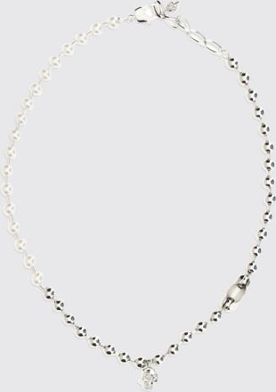 Alexander McQueen McQueen Collana girocollo Alexander in ottone con ciondolo Skull