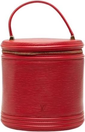 Louis Vuitton Pre-owned Cannes Vanity Case - Dames - Vintage Handtas - Rood - ONE Size - Vintage