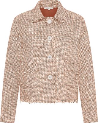 Bugatti Damen BouclÈ jas katoenmix