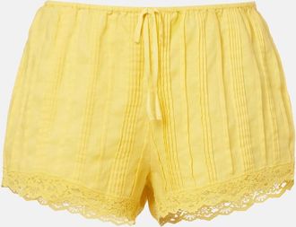 D&ocirc;en D&ocirc;en Leda lace-trimmed shorts