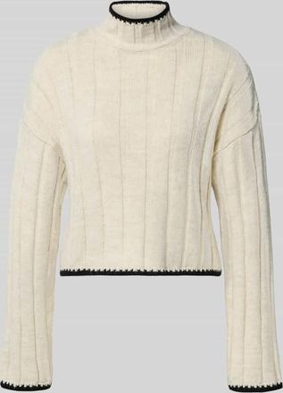 Only Regular Fit Strickpullover mit Turtleneck Modell CHICK in Offwhite, Größe XL