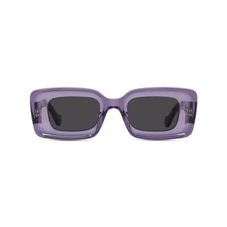 Loewe Anagram Sunglasses - female - Loewe - Sunglasses - Purple - 46 MM - Accessories