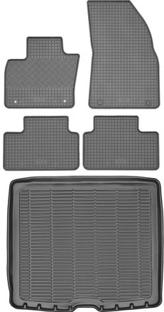 OEM Juego De Alfombrillas De Goma Para Coche Y Alfombrilla Para Maletero Para Volvo Xc40 Crossover A Partir De 2018
