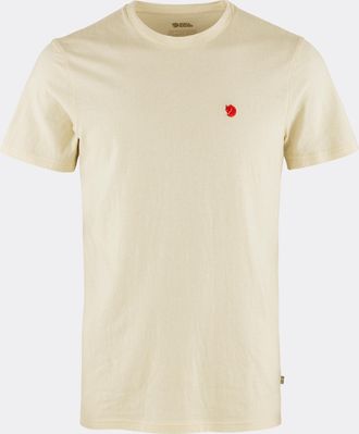 Fj&auml;llr&auml;ven Mens Hemp Blend T-Shirt - White Cotton - Size X-Large