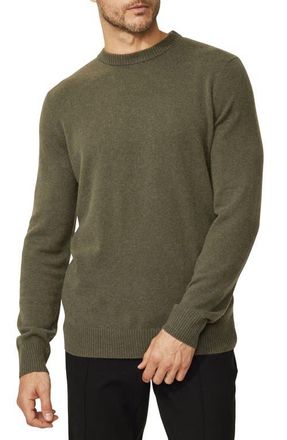 Good Man Brand Cashmere Crewneck Sweater in Military Green at Nordstrom, Size X-Large