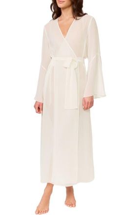 Rya Collection Holland Tie Waist Robe in Ivory at Nordstrom, Size X-Small