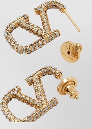 Valentino Garavani crystal-embellished earrings