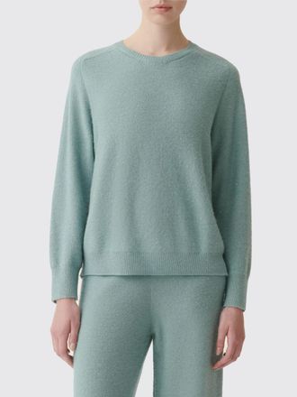 Fabiana Filippi Maglia girocollo in lana seta e cashmere con ricamo di paillettes