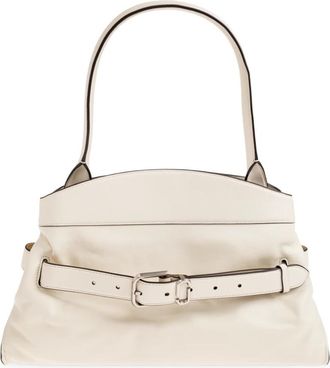 Marc Jacobs The Dakota Satchel - Dames - Schoudertassen - Beige - ONE Size - Leer - Tassen