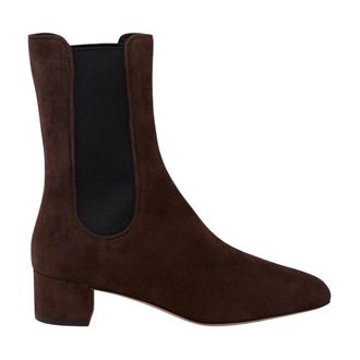 Aquazzura Heeled Boots, female, Brown, Size: 6 US Brown ankle boots with low heel