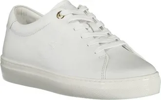 Tommy Hilfiger Leather Sneaker - White