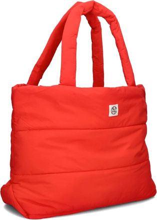 Moss Copenhagen Tassen, unisex, Rood, ONE Size, Rode Icon Shopper Tas