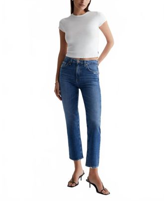 AG - Adriano Goldschmied Hutton Crew Top In Ex-White
