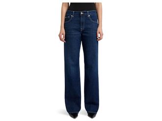 7 For All Mankind Tess Trousers Womens Jeans Oceandrift : 29 34, Denim/Lyocell